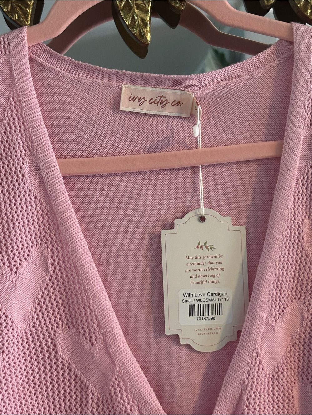 Ivy City Co With Love Cardigan - Picture 3 of 3